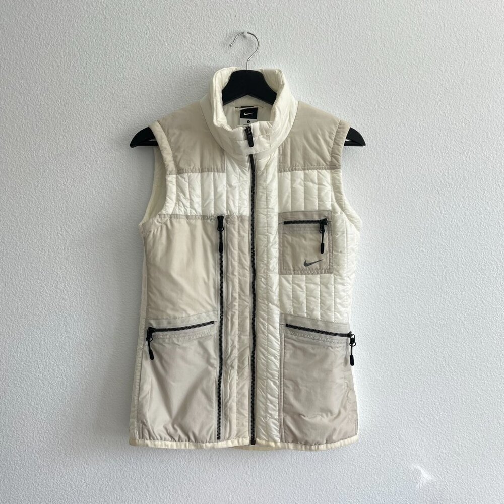 Nike PrimaLoft Utility Quilted Puffer Vest White Size S